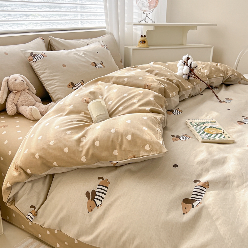 全棉四件套纯棉2024新款