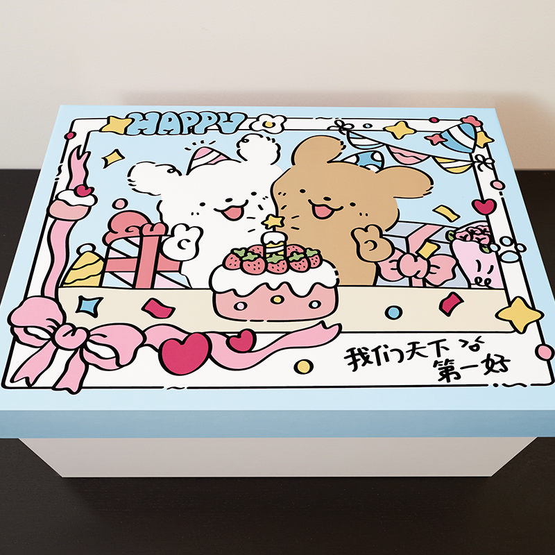 圣诞节礼物盒包装生日礼盒空盒子围巾衣服礼品盒惊喜小高级感女生