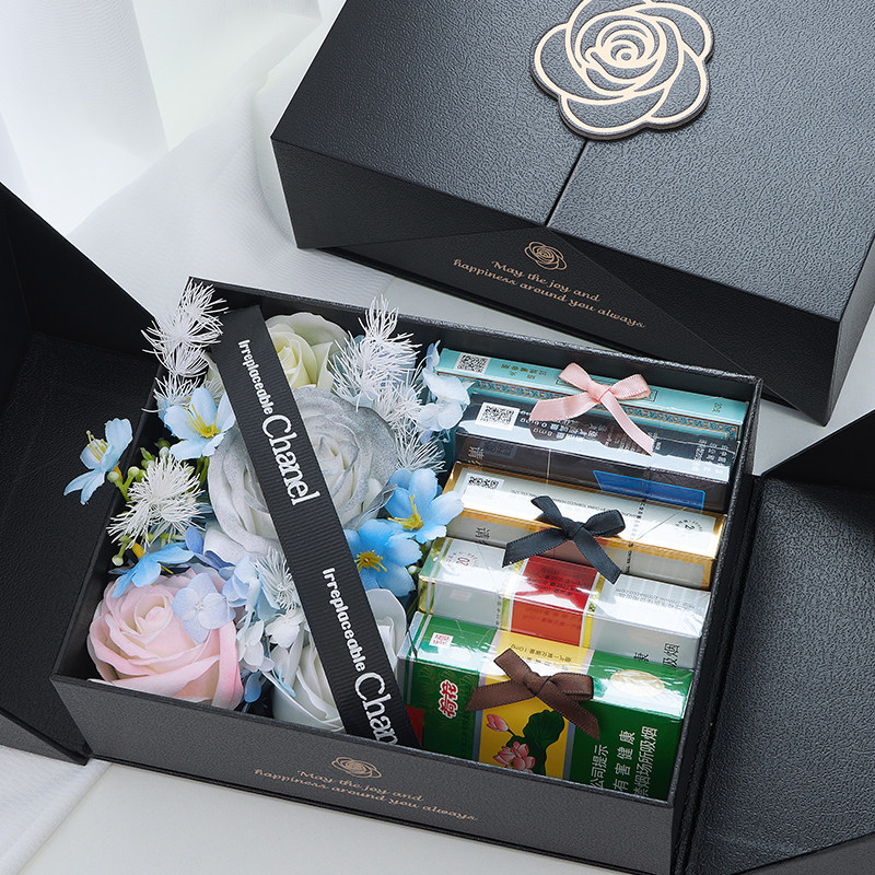 生日礼物盒花束烟盒装礼盒香烟diy礼品盒空盒子送男生礼物包装盒