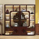 入户玄关柜门厅柜新中式 博古架屏风隔断客厅展示柜置物架茶叶架子