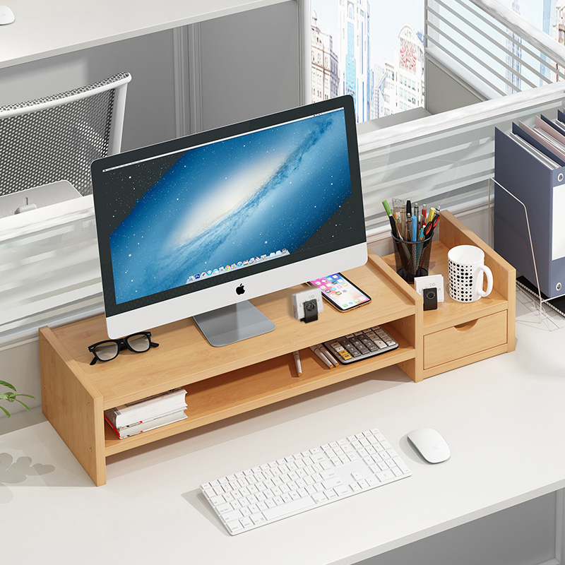 电脑显示器增高架办公桌面置物架