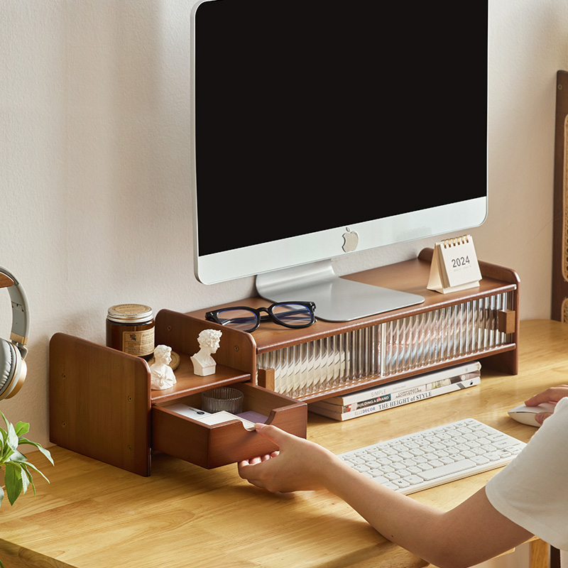 台式电脑增高架显示器办公桌面