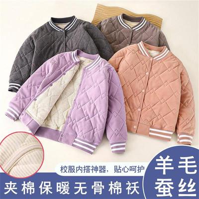 校服神器上衣儿童内胆内搭棉衣女童保暖棉服夹棉学生加厚内穿外套