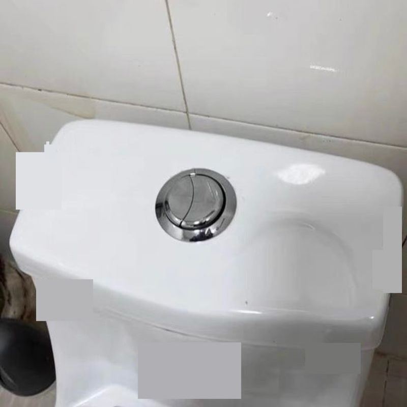 通用开关圆形双按钮盖按钮双按座便器冲水单按键老式马桶配件水箱