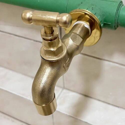 带锁6分4分户外水龙头防冻室外洗衣机快开黄铜家用钥匙水嘴奶嘴