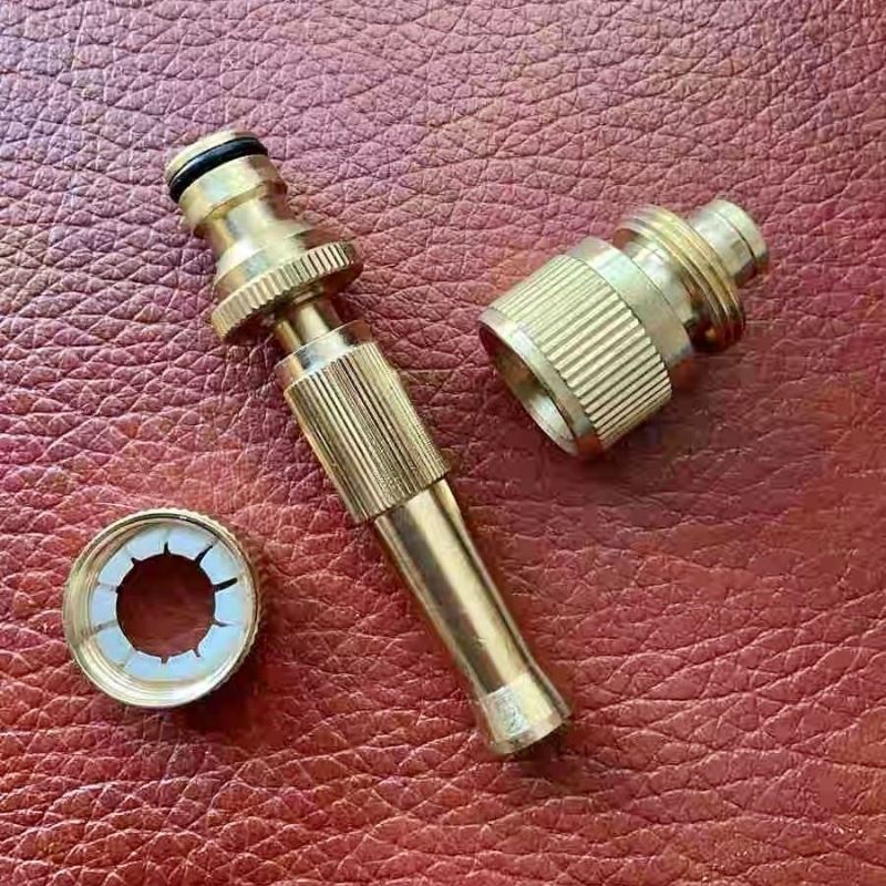 自来水强力直喷喷枪刷车增压喷头多功能冲洗水枪头冲洗喷枪铜家用