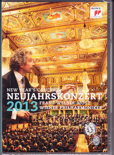 威尔瑟指挥 2013维也纳年新年音乐会DVD SONY 中图音像