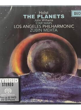 【中图音像】霍尔斯特 行星组曲 SACD 祖宾梅塔 4845563 DECCA