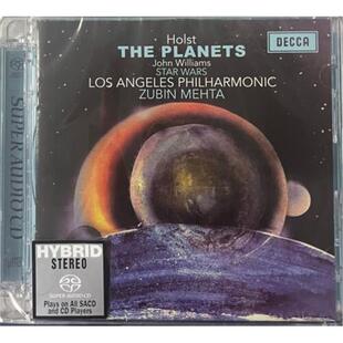 【中图音像】霍尔斯特 行星组曲 SACD 祖宾梅塔 4845563 DECCA