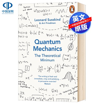 中图跨境 英文原版 量子力学 理论上的最小值 Quantum Mechanics The Theoretical Minimum 进口英语版书籍 正版
