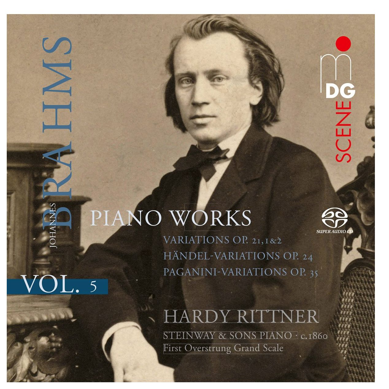 【中图音像】勃拉姆斯钢琴作品选 (五)(SACD