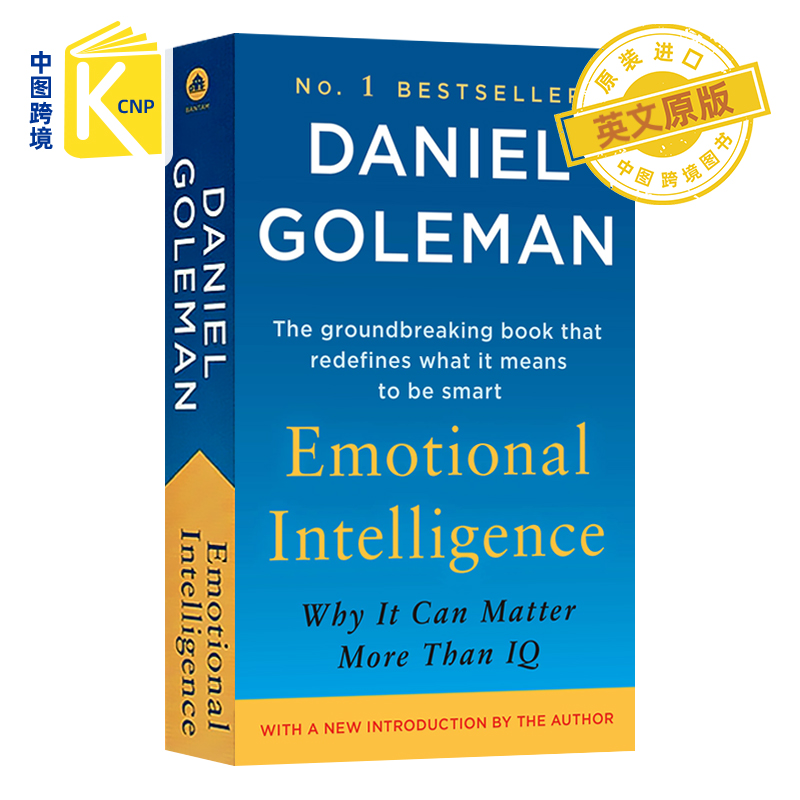 中图跨境 英文原版 书 Emotional Intelligence 情商正版小说 丹尼尔戈尔曼Goleman 情商:为什么情商比智商更重要 原装进口英语书