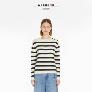 2025春夏女裝 條紋紐扣毛衣5361205106 MaxMara Weekend