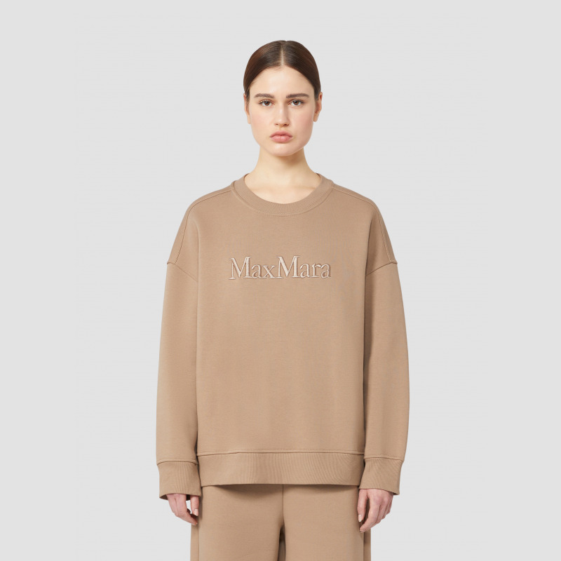 MaxMara 2025秋冬新品圆领徽标针织卫衣9926015306&