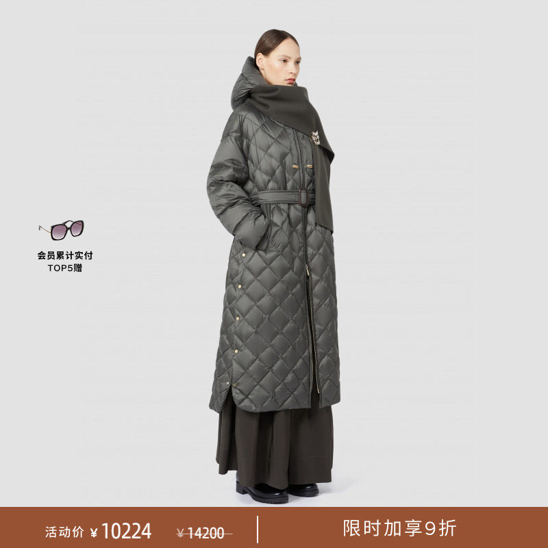 【季末甄选】 MaxMara 女装收腰款派克羽绒服9496075506