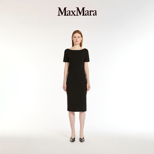 弹力V领针织连衣裙6321014106 女装 2024春夏新品 MaxMara