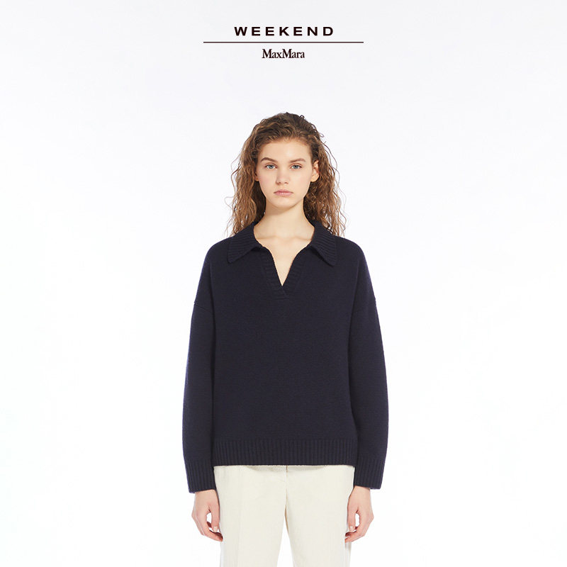 【臻选礼遇】Weekend MaxMara 女装羊毛polo领毛衣5366154206