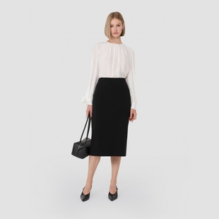 女裝 MaxMara2025早秋新品 純色鉛筆半身裙6106055106&