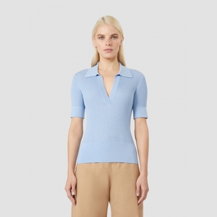 簡約V領(lǐng)短袖 MaxMara 2025早秋新品 女裝 針織毛衣6366045106&