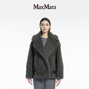 外套1086012306 羊驼毛混纺泰迪熊短款 女装 MaxMara