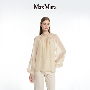 女装 6261054106 真丝乔其纱衬衫 2024春夏新品 MaxMara