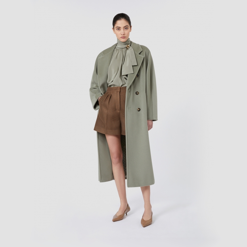 MaxMara2025早秋新品女装101801双排扣经典大衣外套1018015106