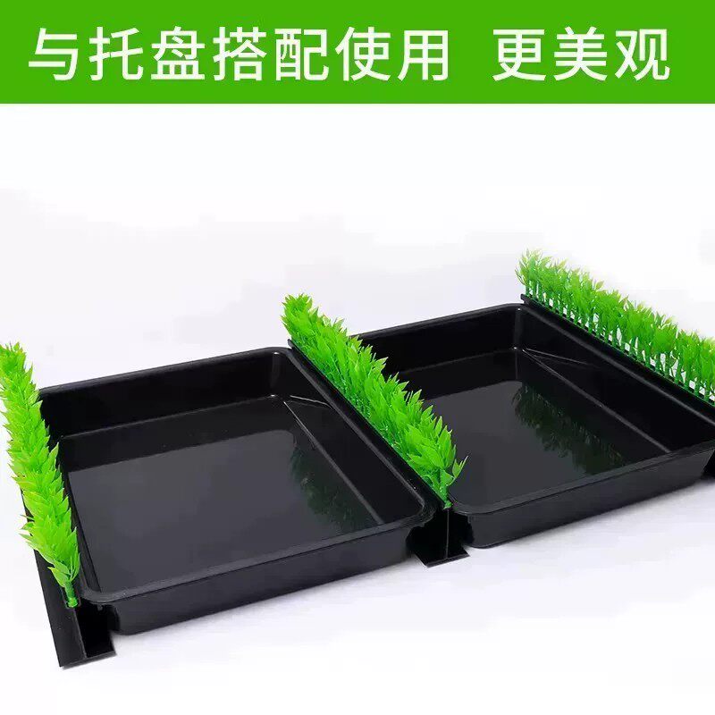 超市生鲜猪肉分隔假草托盘