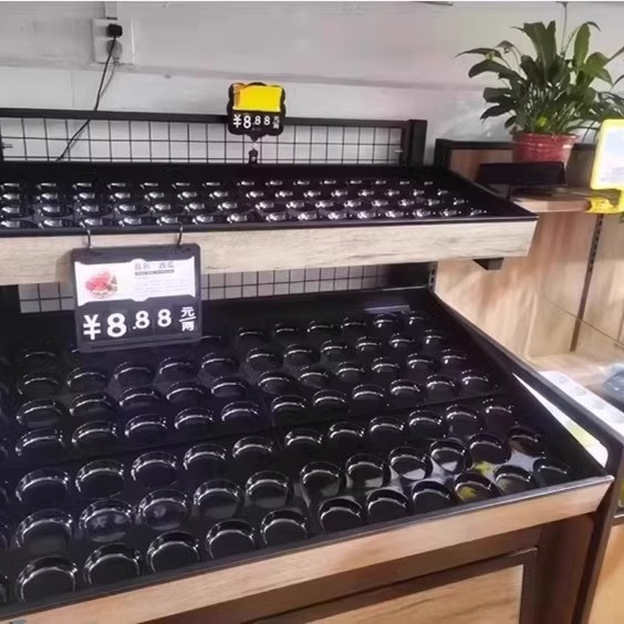 加厚塑料水果托底盘防滑展示