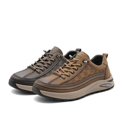 百丽男鞋厚底工装板鞋男2024秋新商场同款复古套脚休闲鞋8LY01CM4