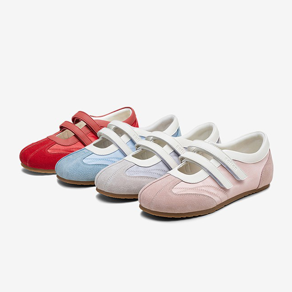 百思图2025秋季新款运动玛丽珍芭蕾单鞋平底运动休闲女鞋A1942CQ5