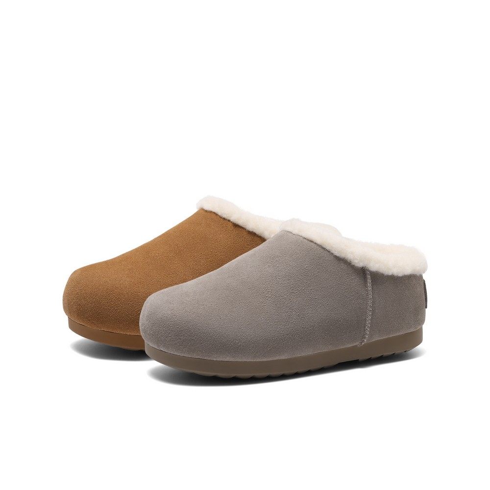 百丽茸茸毛毛鞋25春女鞋棉鞋羊毛雪地靴加绒勃肯鞋D2H1DAM5