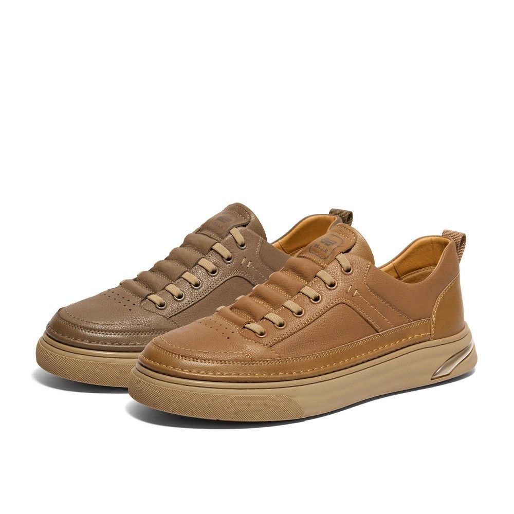 百丽Belle男鞋复古休闲鞋24冬商场同款户外休闲工装板鞋D3MB4DM4