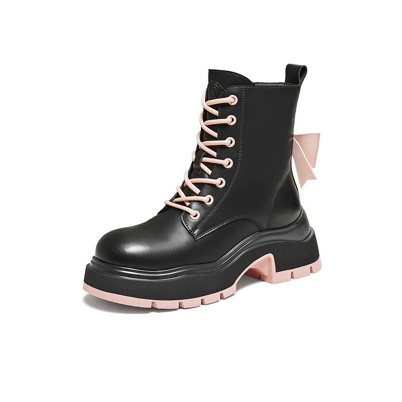 TATA他她马丁靴2025秋冬百搭时尚简约女鞋新款短靴子WJZ07DD5