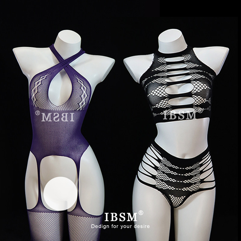 【笼中鸟】高弹网衣不挑身材性感可撕渔网袜镂空连体紧身内衣qqny