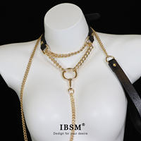 Suffocating collar, female puppy, metal P-chain, m engraved, custom Puppy leash, punk style subculture thumbnail 2