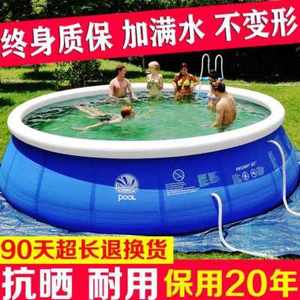 游泳池家用儿童小型大人室外婴儿恒温圆形简易大型气垫户外戏水池