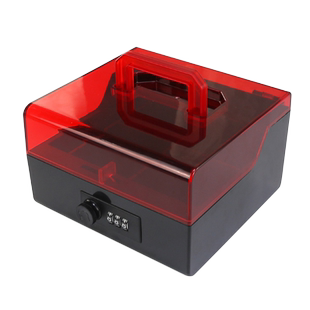 办公室公印章收纳盒密码锁多格分格大容量印章箱带锁公私章印鉴章个人便携装印章的盒子放章印专用神器