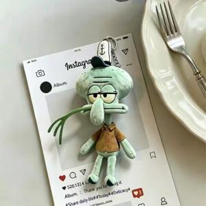 海绵宝宝章鱼哥属性毛绒玩偶娃娃背包钱包可爱生日挂饰挂件送礼物