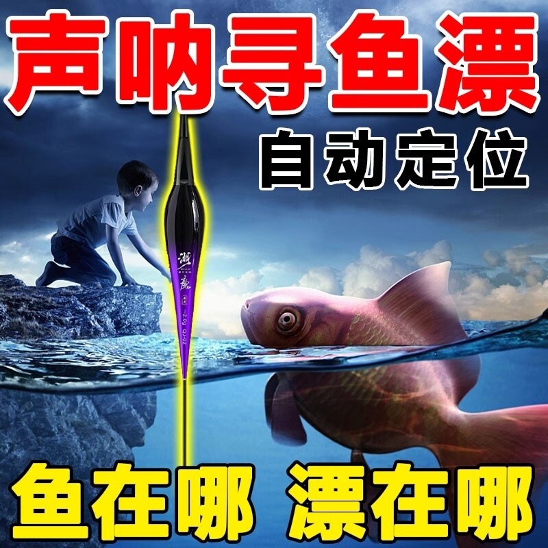 钓鱼神器黑科技超声波诱鱼漂立式电子漂鲫鱼鲤鱼鲢鳙黑坑野钓通杀
