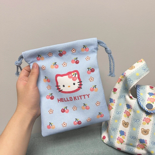 拍立得相机收纳包袋富士mini12保护套束口抽绳充电宝可爱便