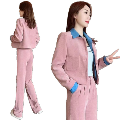 高级感西装职业两件套装女