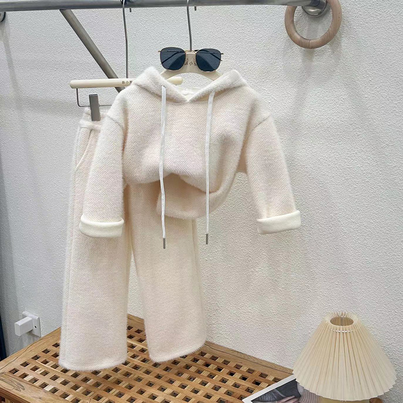 超超伊童女童慵懒风阔腿裤套装