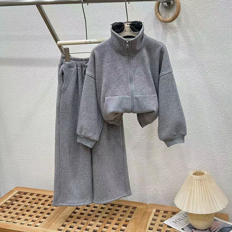 女童冬装套装儿童冬2025新款加绒加厚外套冬季直筒裤阔腿裤两件套,童装/婴儿装/亲子装,套装,淘宝优惠券,粉丝福利购,淘宝优惠卷