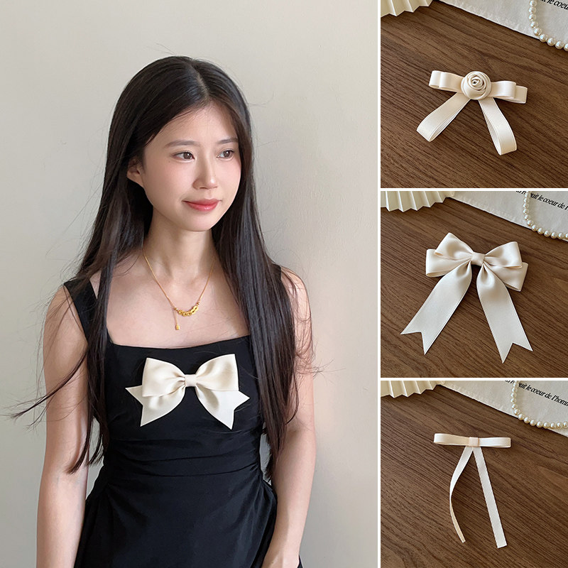 白色领结装饰蝴蝶结衬衣缎面飘带领花洛丽塔裙子毛衣帽子包包别针,服饰配件/皮带/帽子/围巾,领结,淘宝优惠券,粉丝福利购,淘宝优惠卷