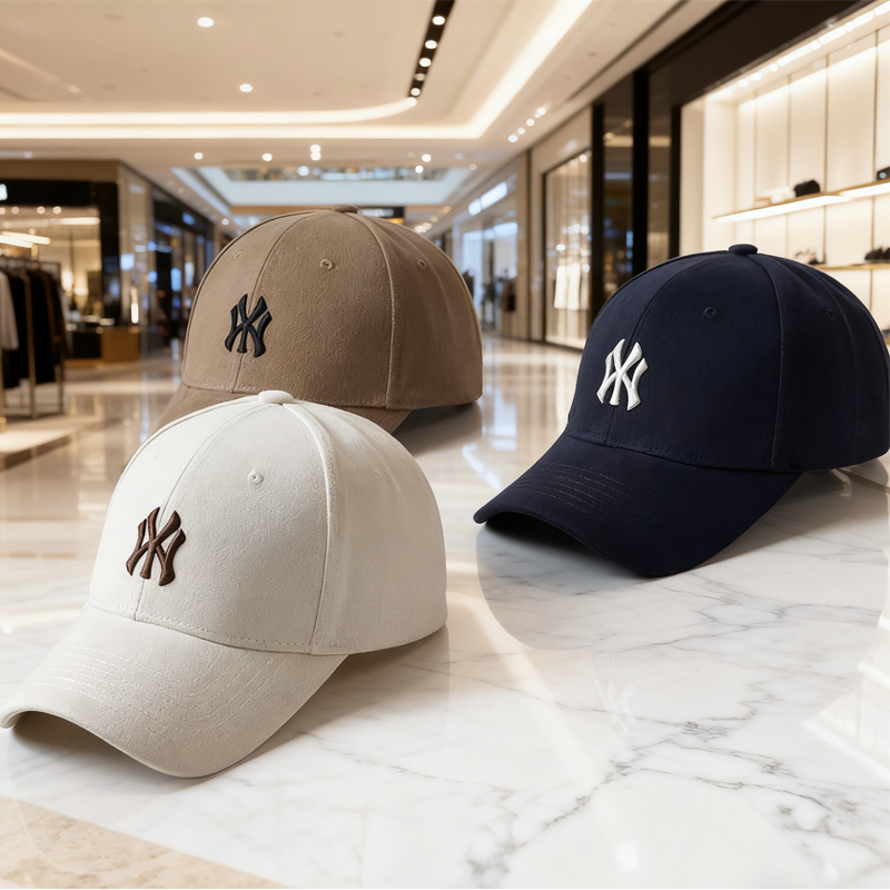韩国潮牌2025新款棒球帽男女百搭春秋季防晒鸭舌帽子硬顶大头围