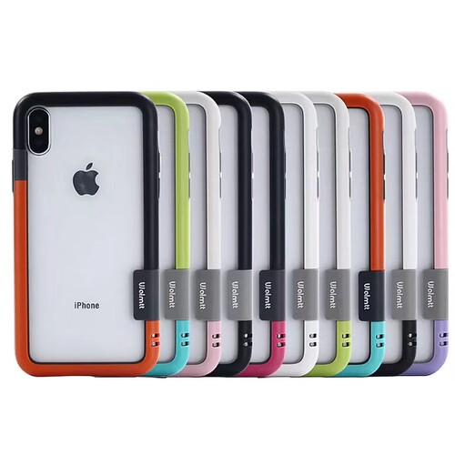 适用X苹果12/max手机框iPhone11边框Pro全包6s/8散热防摔XR软胶7P