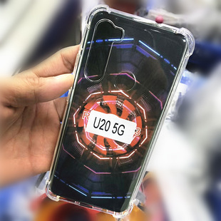 适用HTCU20手机壳5G保护套ONEA9S四角加厚气囊防摔透明软全包边