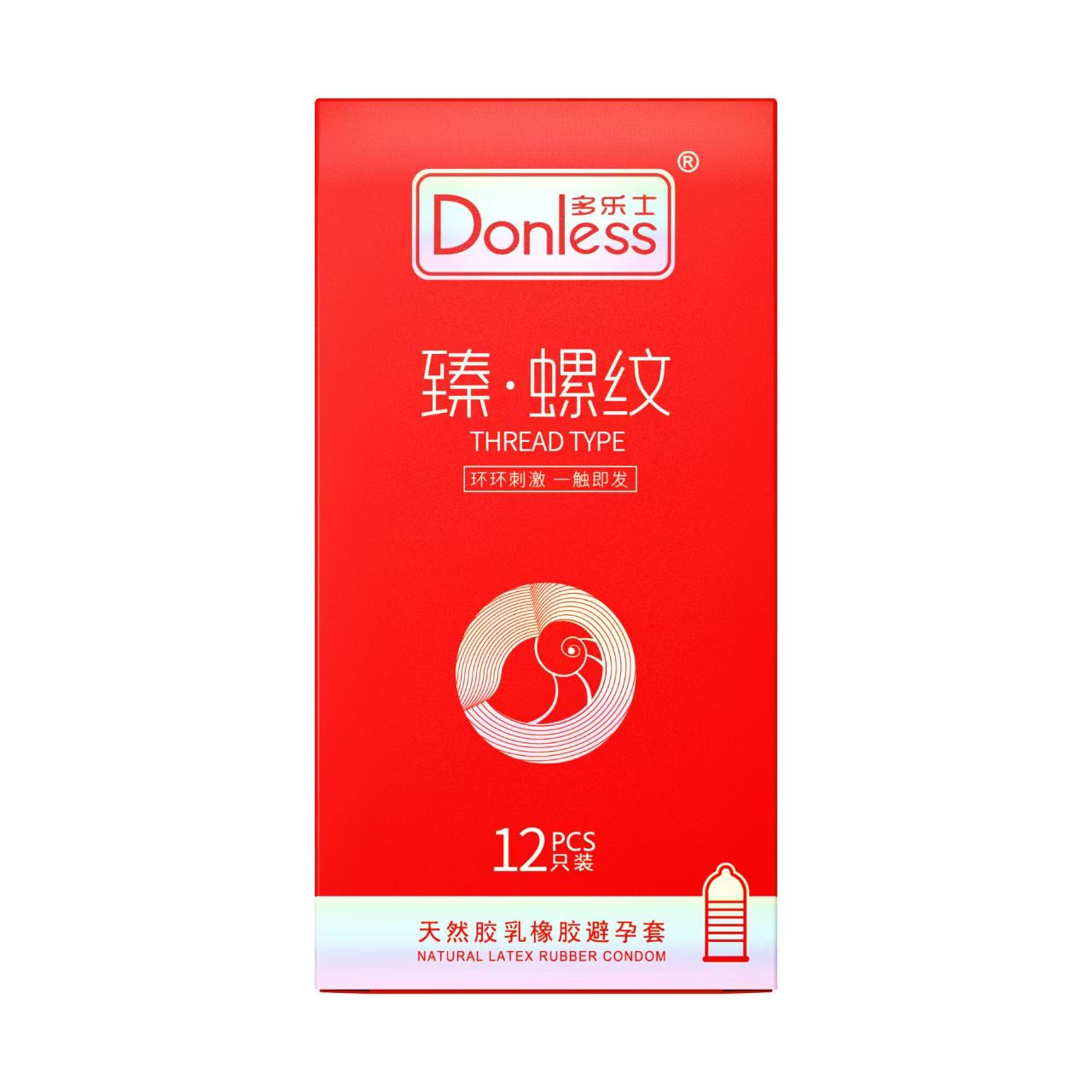 DONLESS/多乐士 天然胶避孕套