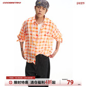 CoosRetro美式 热成像面料立体刺绣早春上衣外套 衬衫 复古男士 长袖