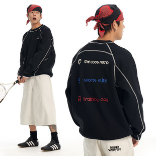 撞色长T 华夫格速干卫衣男户外运动舒适防晒UPF50 chammy专属